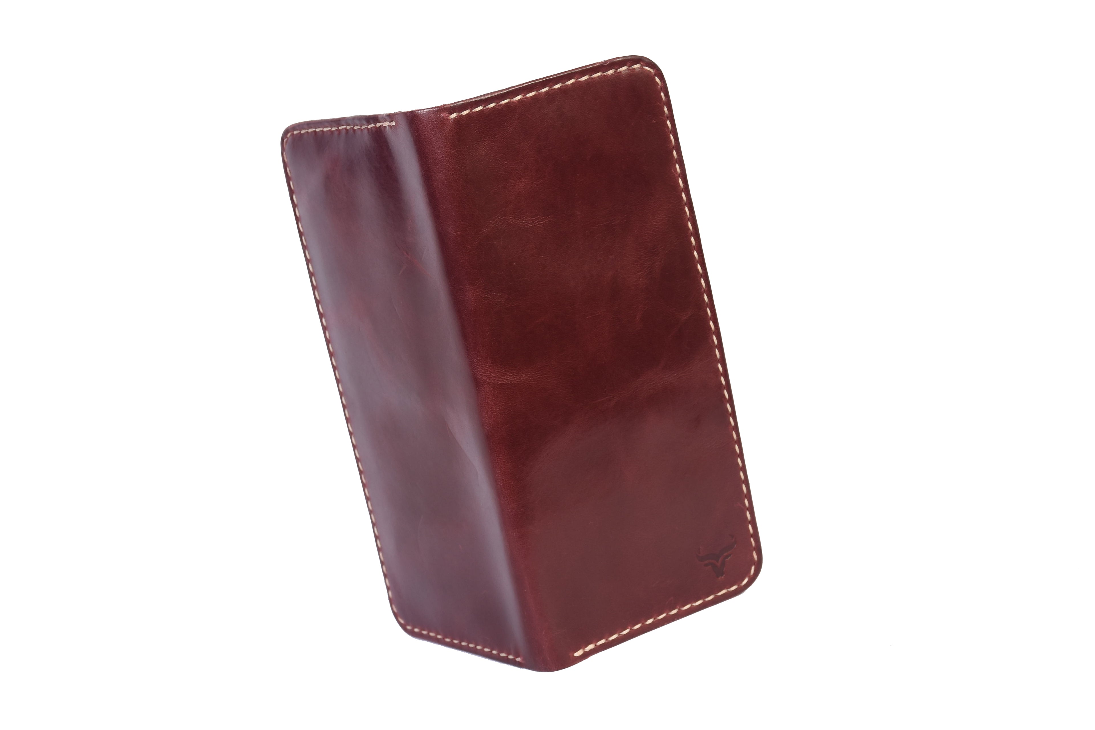 Cuerounico V-Long Wallet – Maroon Shine